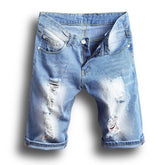 Men’s Ripped Denim Shorts – Stylish & Trendy