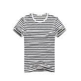 Sea Soul Men's Short-Sleeved T-Shirt – Korean Style Slim Fit Summer Top