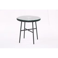 Upgraded Acapulco 3-Piece Patio Bistro Set – All-Weather PE Rattan Conversation Set with Side Table