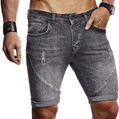 Men’s Fashion Ripped Casual Jeans Shorts