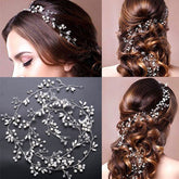 Wedding Hair Accessories – Crystal Pearl Hair Band