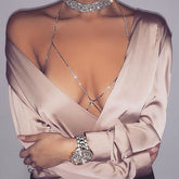 Women's Rhinestone Body Chain – Elegant Statement Jewelry