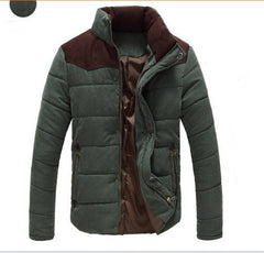 Warm Casual Parkas Male Outerwear Windbreak Jackets Coats