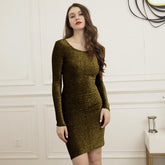 Elegant Knitted Bodycon Dress – Sophisticated & Stylish Commuter Wear