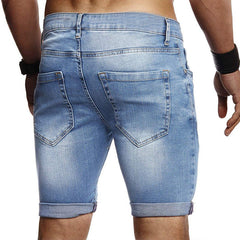 Men’s Fashion Ripped Casual Jeans Shorts