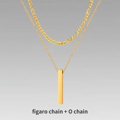 Men’s Crystal Pendant Necklace – Stylish Chain for Boys & Men