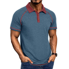 Men’s Short-Sleeved Lapel Polo Shirt