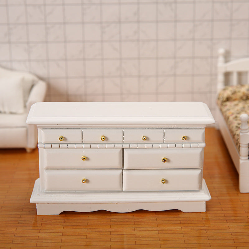 DIY Wooden Dollhouse Cabinet – Miniature American-Style Countryside Furniture