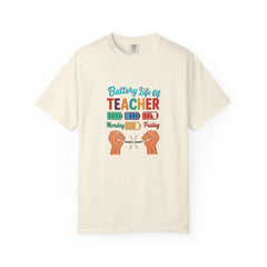 Teacher Battery Life Unisex T-Shirt - Funny Teacher Gift