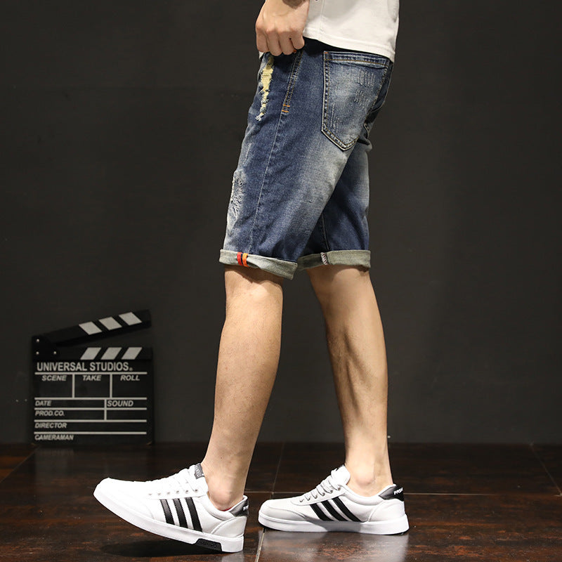 Men’s Summer Casual Jeans – Korean Fashion