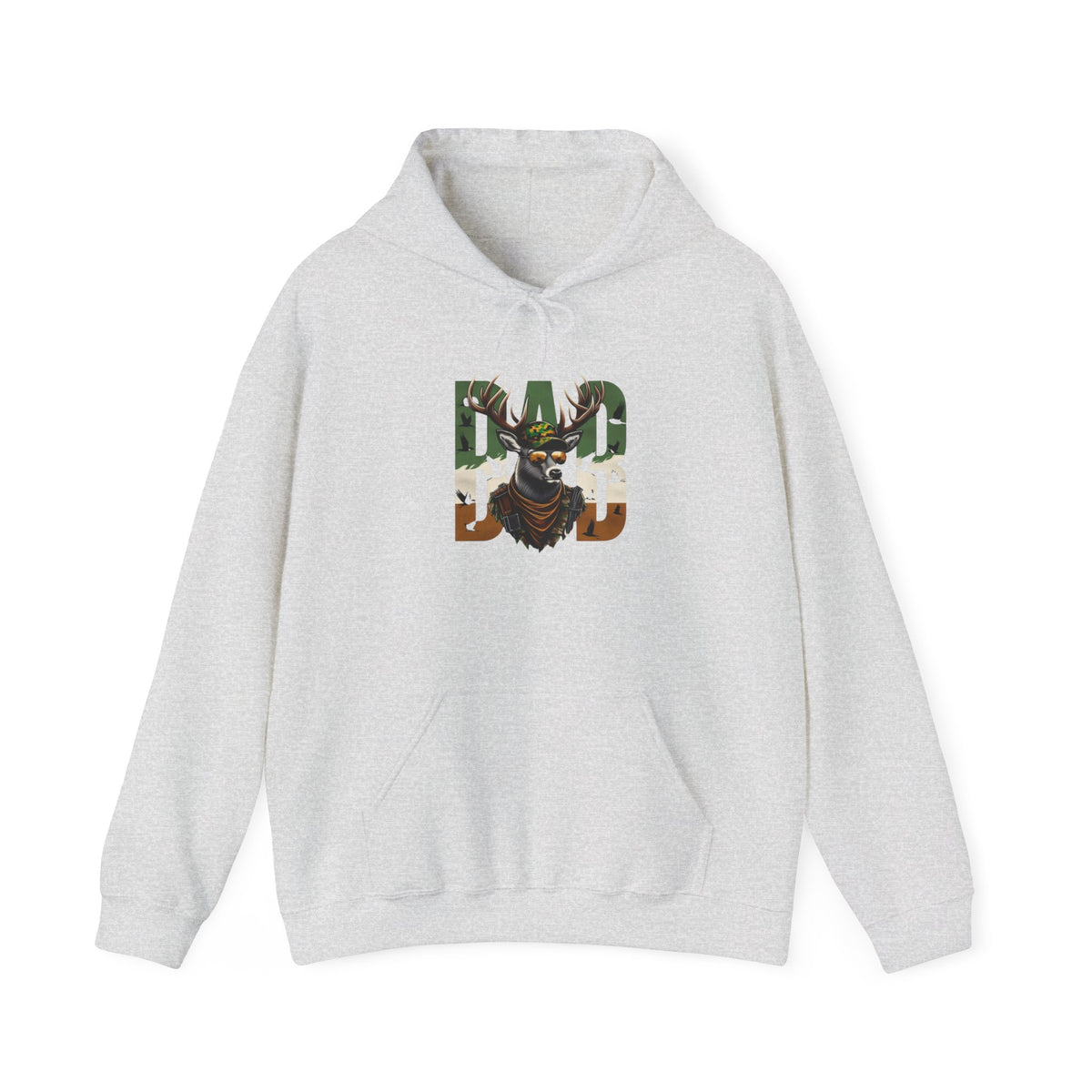 Adventure Dad Hoodie - Unisex Heavy Blend Hooded Sweatshirt with Wilderness Design