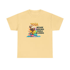 Yoga Humor T-Shirt - Perfect Gift for Yoga Lovers, Funny Mindfulness Apparel