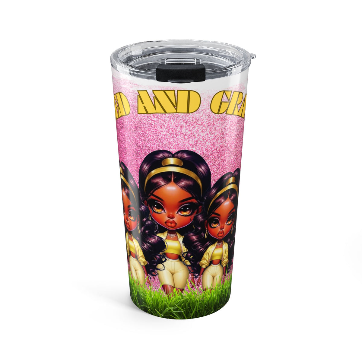 Chic Tumbler, Sassy Drinkware for Coffee Lovers, Cute Travel Mug, Vibrant Cup for Her, Perfect Gift for Birthdays, Graduations, Self-Care