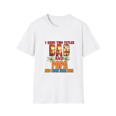 Father's Day DAD & PAPA T-Shirt