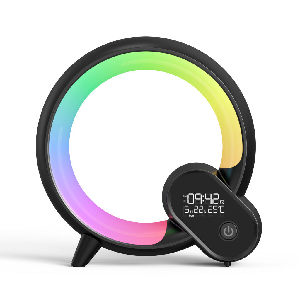 Smart Sunrise Alarm Clock – Bluetooth Speaker & Colorful Atmosphere Light with White Noise for Better Sleep