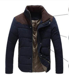 Warm Casual Parkas Male Outerwear Windbreak Jackets Coats