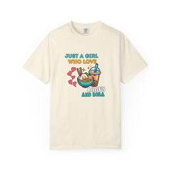 Foodie Unisex T-shirt - Just a Girl Who Loves Ramen and Boba - Cute Gift for Food Lovers
