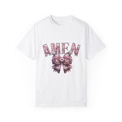 Amen Tee - Unisex T-shirt in Garment-Dyed Finish