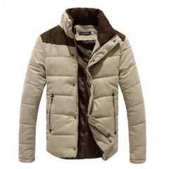 Warm Casual Parkas Male Outerwear Windbreak Jackets Coats