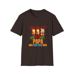 Father's Day DAD & PAPA T-Shirt