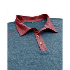 Men’s Short-Sleeved Lapel Polo Shirt