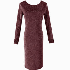 Elegant Knitted Bodycon Dress – Sophisticated & Stylish Commuter Wear