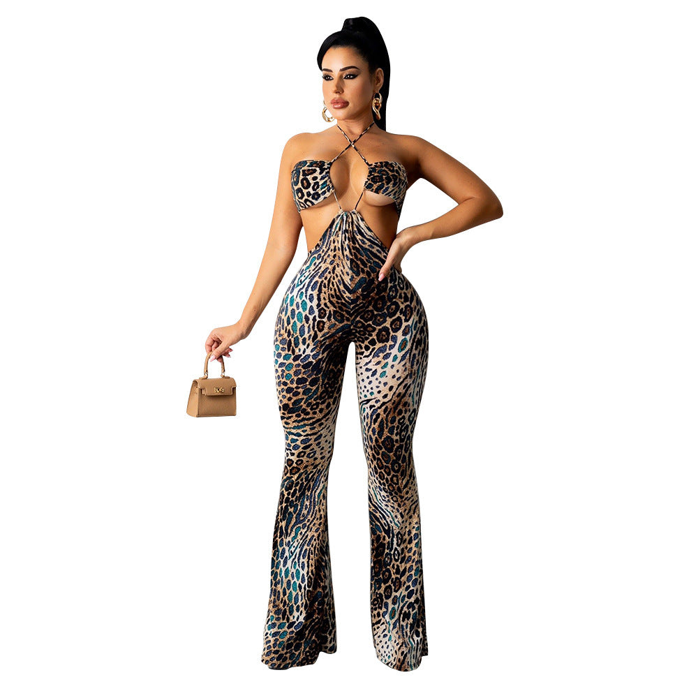 Women's Jumpsuit with Bell-Bottom Trousers – Chic & Trendy