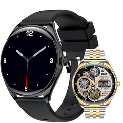 Ultra-Thin 143-Inch Smart Watch – Heart Rate, Blood Oxygen, Bluetooth Calling, Voice Assistant